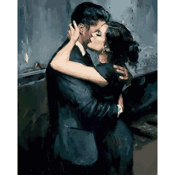 

Картина по номерам Чувственные обьятья, 40x50 см., Mariposa