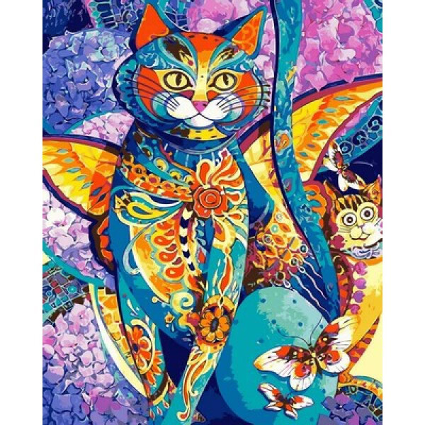 

Картина по номерам Чеширский кот, 40x50 см., Babylon