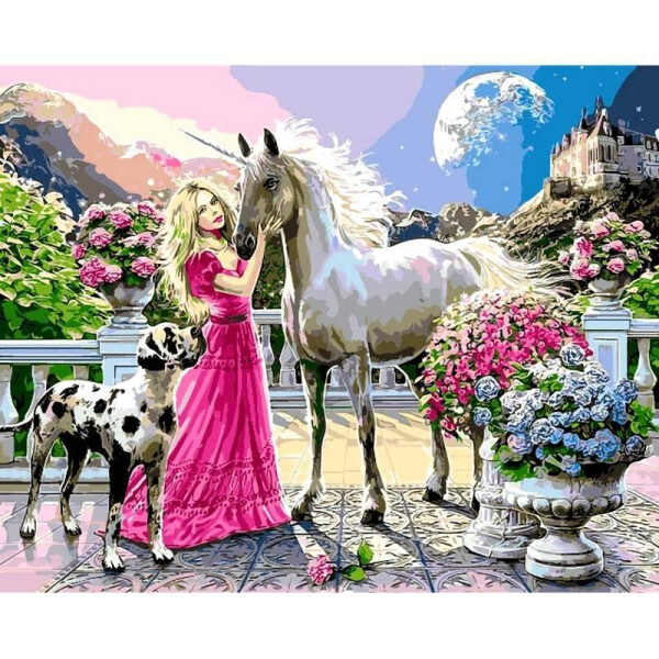 

Картина по номерам Девичьи мечты. Худ. Стив Рид, 40x50 см., Babylon