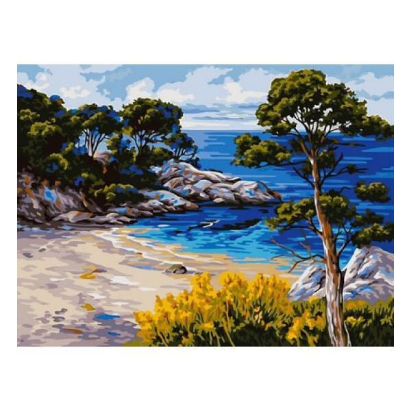 

Картина по номерам Сосновая роща у моря, 30x40 см., Babylon
