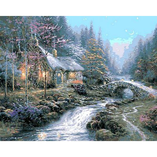 

Картина по номерам Дом волшебника. Худ. Томас Кинкейд, 40x50 см., Mariposa