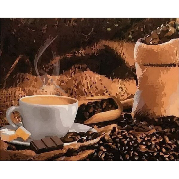 

Картина по номерам Кофе с шоколадом, 40x50 см., Mariposa