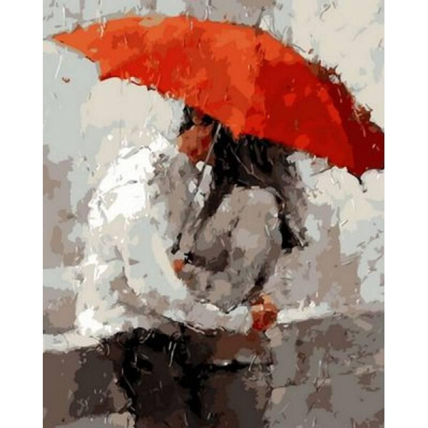 

Картина по номерам Красный зонт. Худ. Андре Кон, 40x50 см., Mariposa