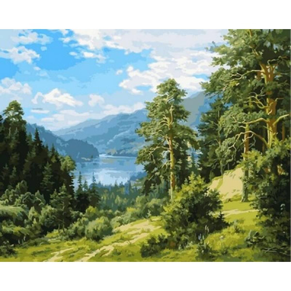 

Картина по номерам Воспоминание о Сибири. Худ. Сергей Басов, 40x50 см., Babylon