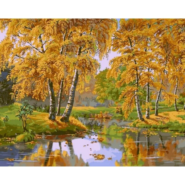 

Картина по номерам Осенний день. Худ. Виктор Цыганов, 40x50 см., Babylon