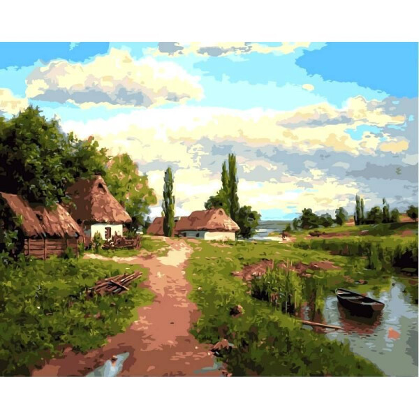 

Картина по номерам Окраина. Худ. Андрей Огурцов, 40x50 см., Babylon