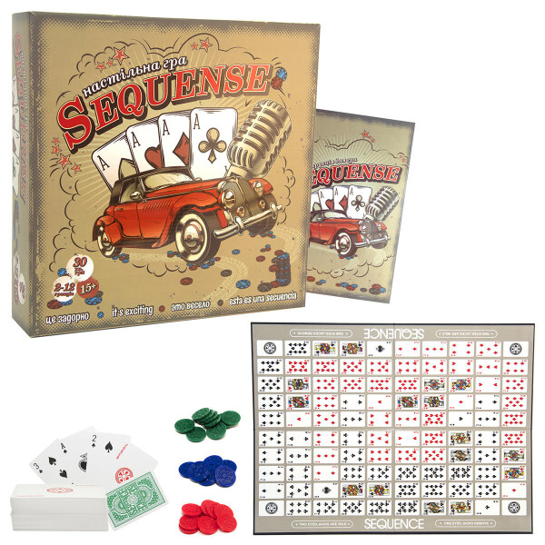 

Настольная игра Стратег Sequence (Сиквенс) (30361)