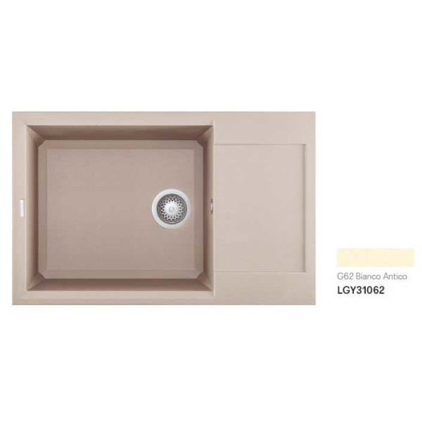 

Кухонная мойка Elleci EASY 310 BIANCO ANTICO 62