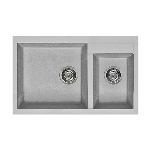 

Кухонная мойка Elleci Q 440 on top aluminium 79