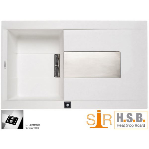 

Кухонная мойка Elleci Sirex 400 E white 96