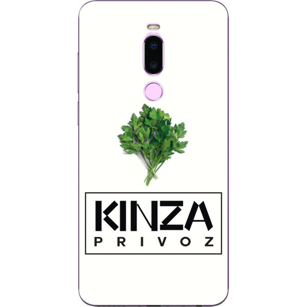 

Антибрендовый силиконовый чехол Amstel для Meizu M8 с картинкой Kinza Privoz