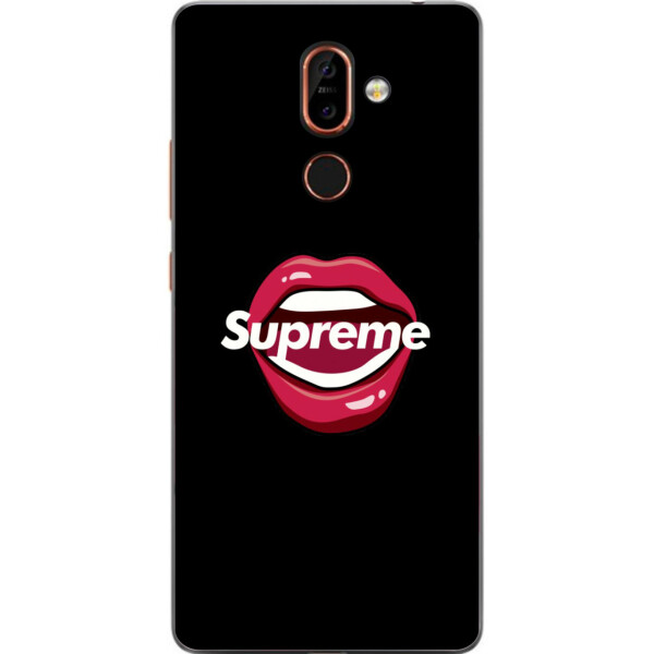 

Силиконовый чехол бампер Amstel для Nokia 7 Plus с картинкой Губы Supreme