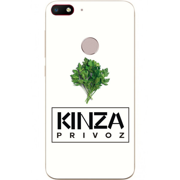 

Антибрендовый силиконовый чехол Amstel для ZTE Nubia V18 с картинкой Kinza privoz