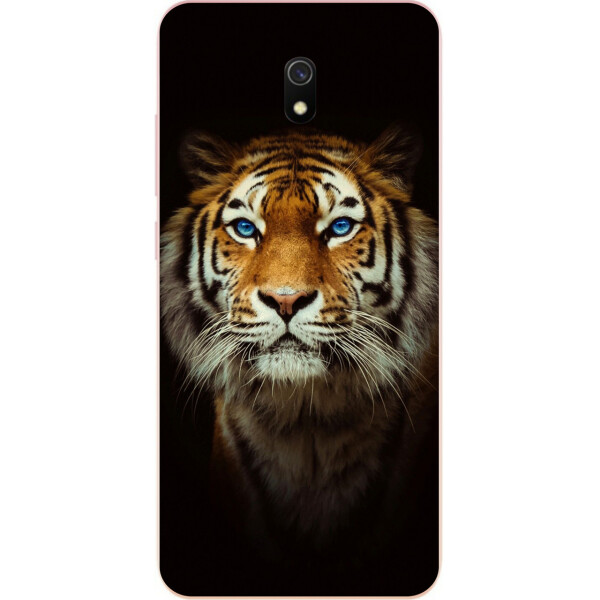 

Силиконовый чехол Amstel для Xiaomi Redmi 8A с картинкой Тигр на черном фоне