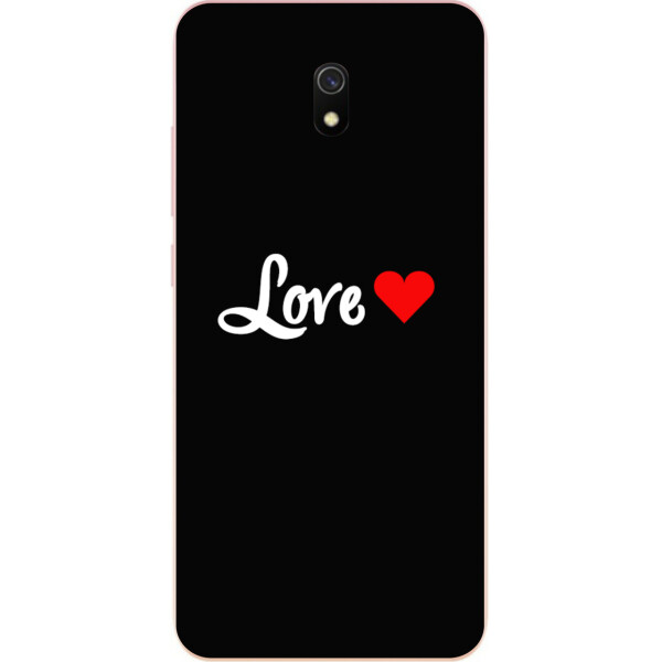 

Силиконовый чехол бампер Amstel для Xiaomi Redmi 8A с картинкой Love