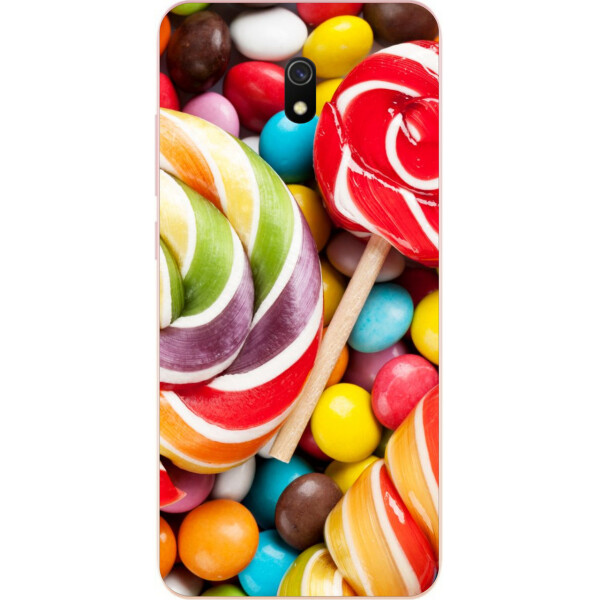 

Силиконовый чехол бампер Amstel для Xiaomi Redmi 8A с картинкой Конфеты