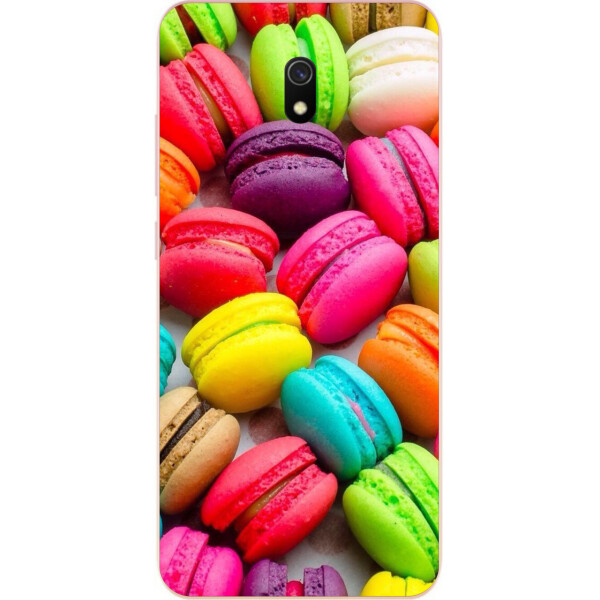 

Силиконовый чехол бампер Amstel для Xiaomi Redmi 8A с картинкой Макаруны