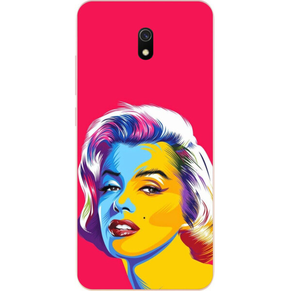 

Бампер силиконовый чехол Amstel для Xiaomi Redmi 8A с картинкой Монро