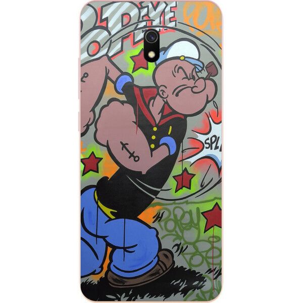 

Бампер силиконовый чехол Amstel для Xiaomi Redmi 8A с картинкой Моряк Папай