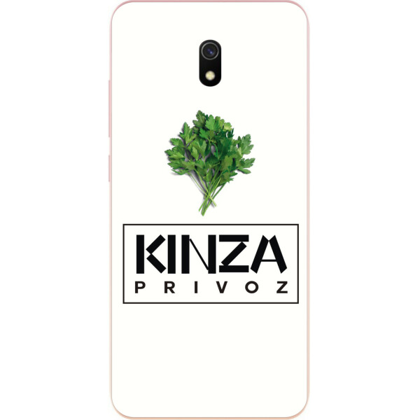 

Антибрендовый силиконовый чехол Amstel для Xiaomi Redmi 8A с картинкой Kinza privoz