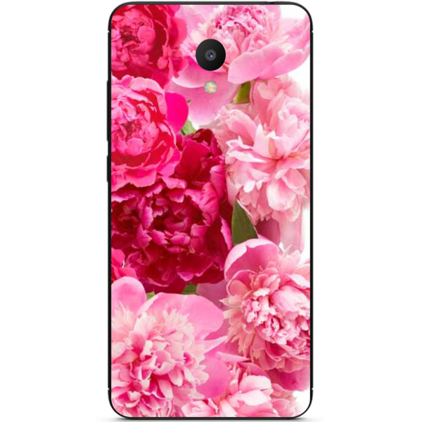 

Силиконовый чехол бампер Amstel для Meizu M6 с картинкой Пионы