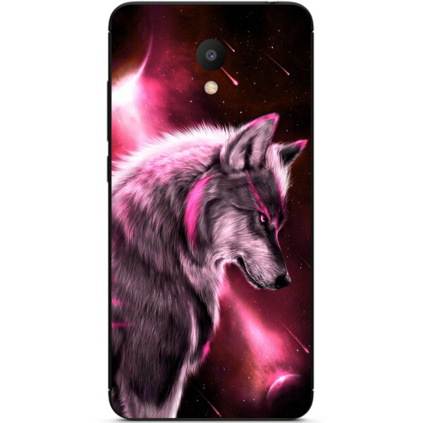

Силиконовый чехол бампер Amstel для Meizu M6 с картинкой Волк
