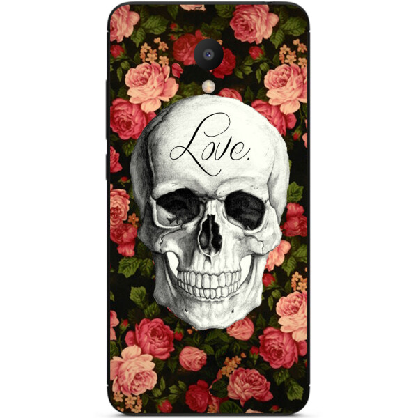 

Бампер силиконовый чехол Amstel для Meizu M6 с картинкой Череп