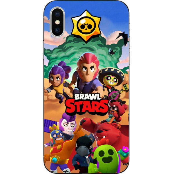 

Силиконовый чехол Amstel для Iphone Xs с картинкой Игра Brawl Stars