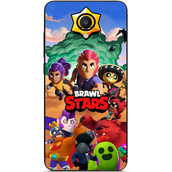 

Силиконовый чехол Amstel для Meizu M6 с рисунком Игра Brawl Stars