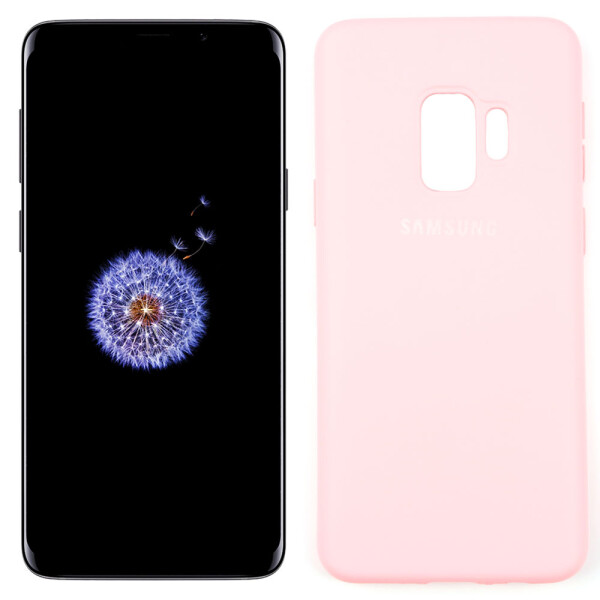 

Чехол силиконовый для Samsung G960 Galaxy S9 Розовый FULL (28118)