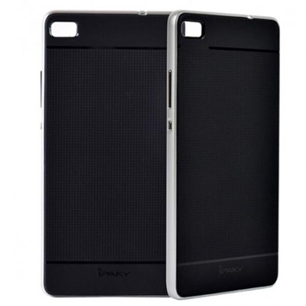 

Накладка iPaky Carbon TPU + Bumper для Huawei Ascend P8 Silver (5948)
