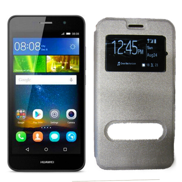 

Чехол книжка для Huawei Y6 Pro Gold with Window (7996)