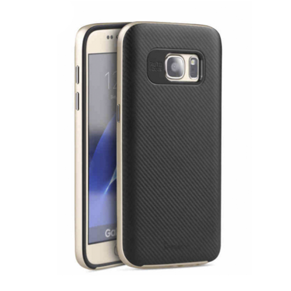 

Накладка iPaky Carbon TPU + Bumper для Samsung G935 Galaxy S7 Edge Gold (6305)