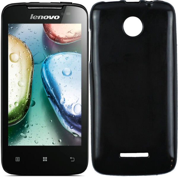 

Чехол силиконовый оригинальный для Lenovo A390/376 Black (3021)