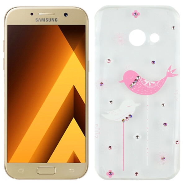 

Чехол-накладка Younicou Fantasy with Diamonds для Samsung A320 Птички (19027)