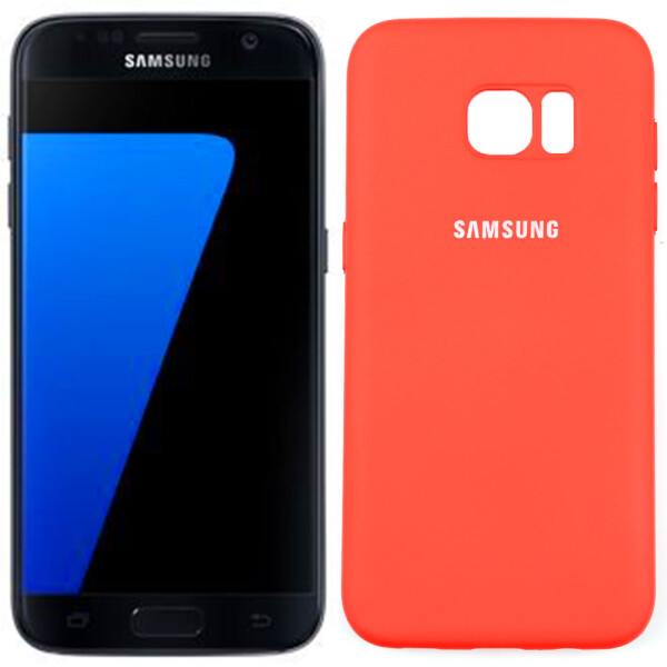 

Чехол силиконовый для Samsung G935 Galaxy S7 Edge Красный FULL (28111)
