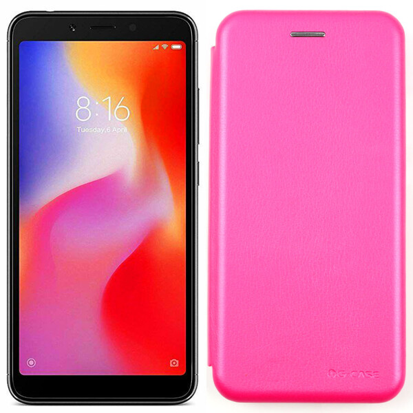 

Чехол книжка U-Like Best для Xiaomi Redmi 6a Pink (27332)