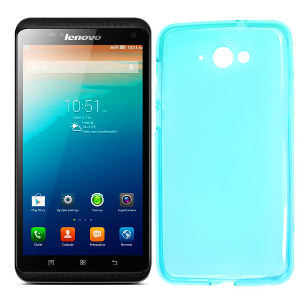 

Чехол силиконовый оригинальный для Lenovo S930 Blue (4345)