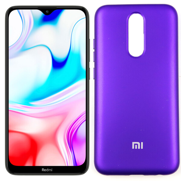 

Чехол силиконовый для Xiaomi Redmi 8 Фиолетовый FULL (27761)