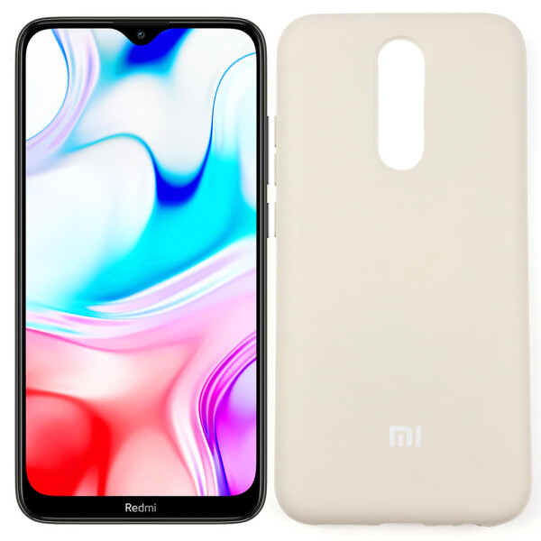 

Чехол силиконовый для Xiaomi Redmi 8 Серый FULL (27759)