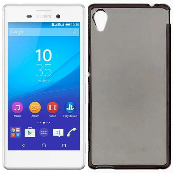 

Чехол силиконовый оригинальный для Sony Xperia M4 Aqua Black (3994)