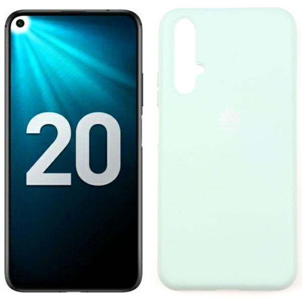 

Чехол силиконовый для Huawei Honor 20 Голубой FULL (28075)