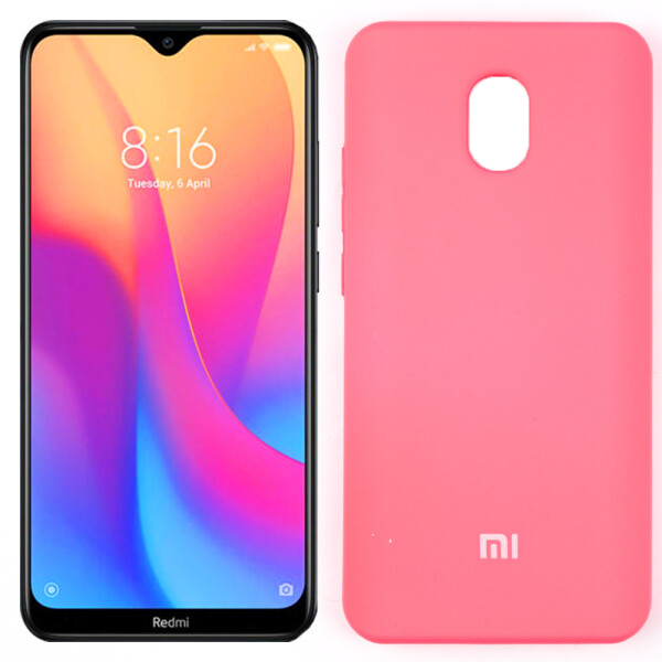 

Чехол силиконовый для Xiaomi Redmi 8a Ярко малиновый FULL (28422)