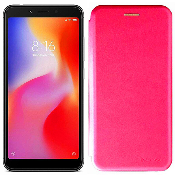 

Чехол книжка U-Like Best для Xiaomi Redmi 6 Pink (25337)