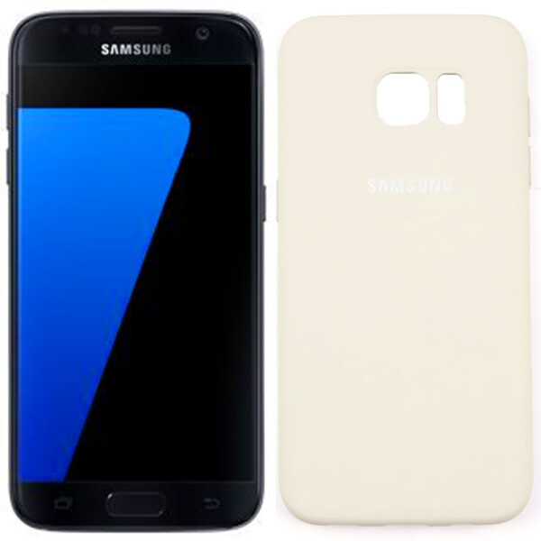 

Чехол силиконовый оригинальный для Samsung G935 Galaxy S7 Edge Серый FULL (28112)
