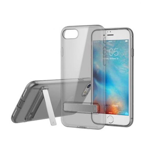 

Чехол TPU ROCK Slim Jacket с функцией подставки для Apple iPhone 7 (4.7 ) (Черный / Transparent black) (10709)