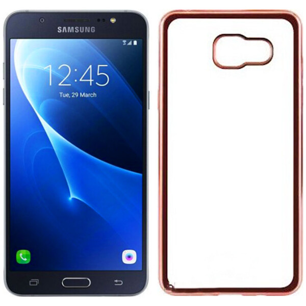 

Чехол Electroplating TPU case для Samsung J7 pink (7301)