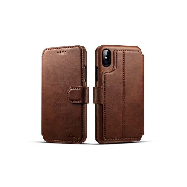 

Чехол для смартфона iPhone X КОРИЧНЕВЫЙ
