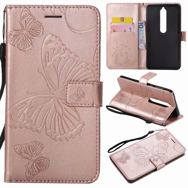 

Чехол Butterfly для смартфона Nokia 6 РОЗОВЫЙ