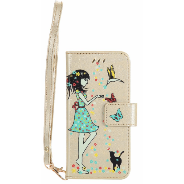

Чехол-книжка для смартфона Samsung Galaxy S5 Gold